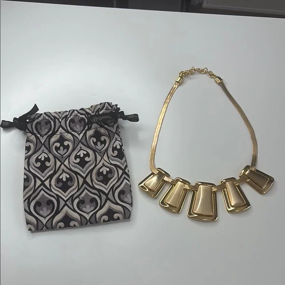 Brighton Gold Geometric Necklace - Picture 7 of 8